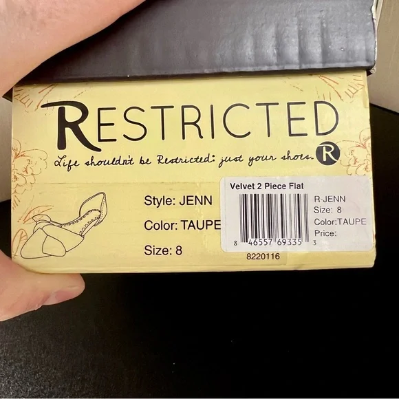 Restricted Velvet Bow Flats with Pointed Toe - Picture 8 of 9